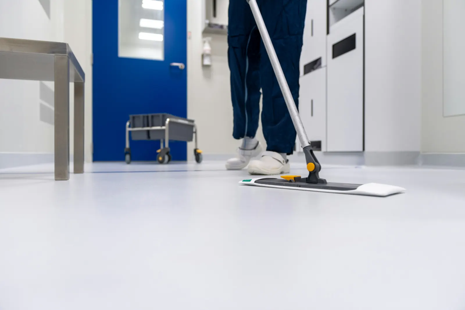 Cleaning work