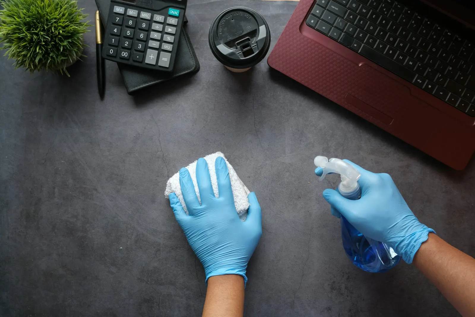 Cleaning work